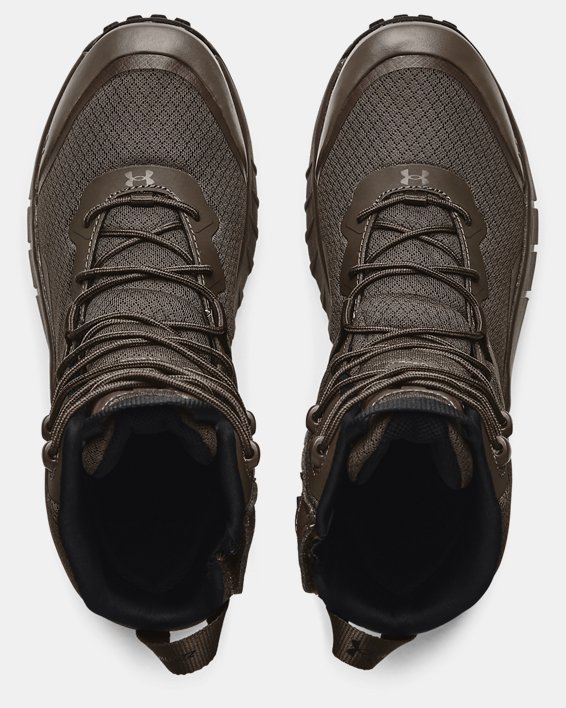Men's UA Micro G® Valsetz Zip Tactical Boots, Brown, pdpMainDesktop image number 2